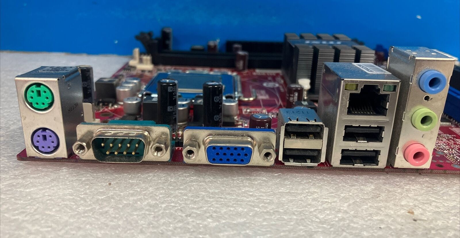 MSI MS-7529 ( G31TM-P21 ) LGA 775 Motherboard With Intel E4500 CPU & I/O Plate ~