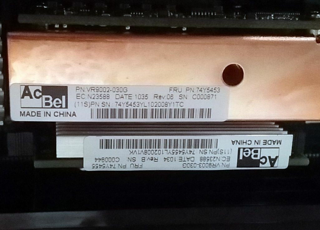 IBM 5604 74Y3424 8 Slot Memory Riser Card CCIN 51CC 74Y3278 74Y2754 46K7514 @@@