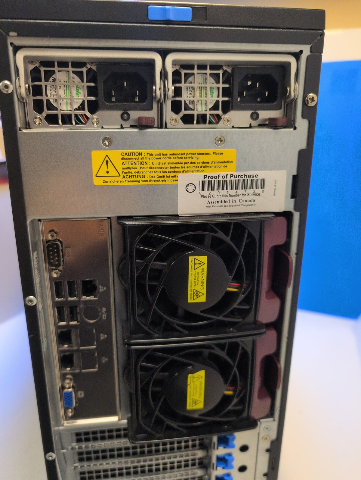 🎸 Supermicro SuperServer 745-9 7047R-72RF Tower Xeon E5-2609 v2 8GB RAM NO HDD