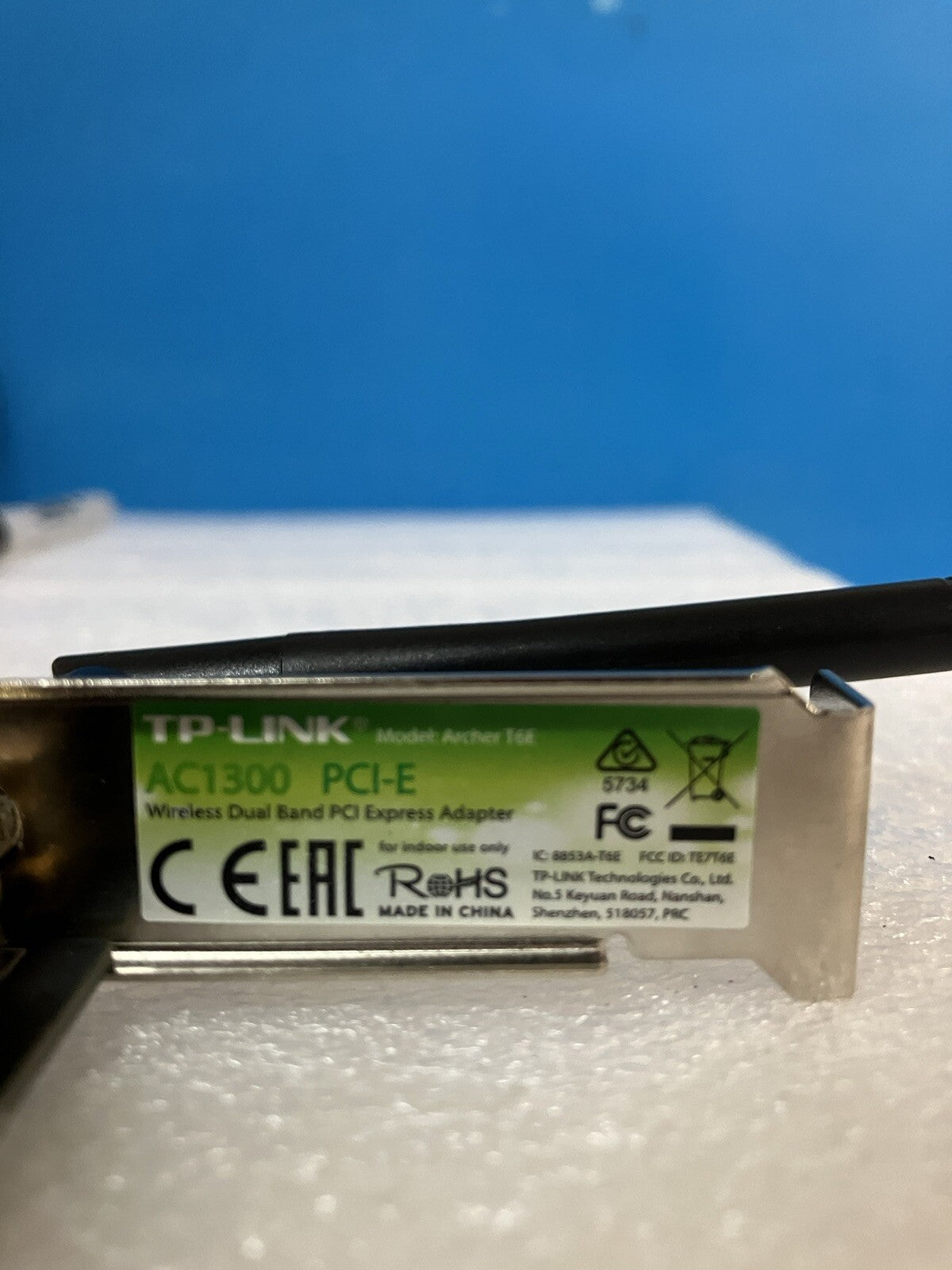 ~ TP-Link Archer T6E AC1300 Dual-Band Wireless PCI Express Card TE7T6E