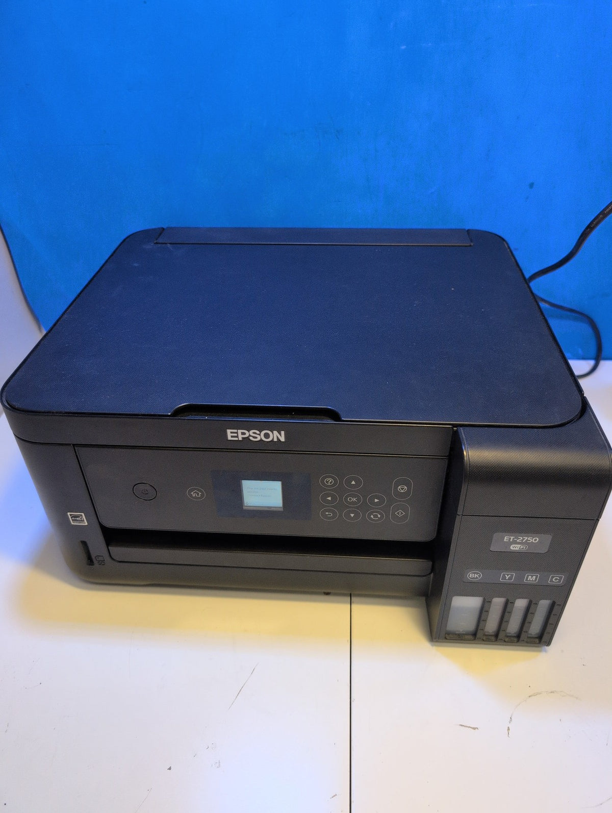 🎸 AS IS Epson EcoTank ET-2750 Wireless All-in-One Inkjet Printer, Ink Pad Error