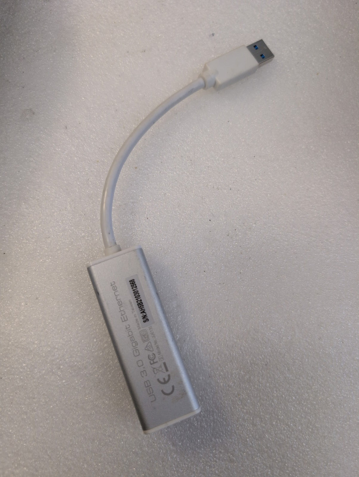 🎸 j5create JUE130 USB 3.0 to Gigabit Ethernet Adapter White RJ45 Aluminum