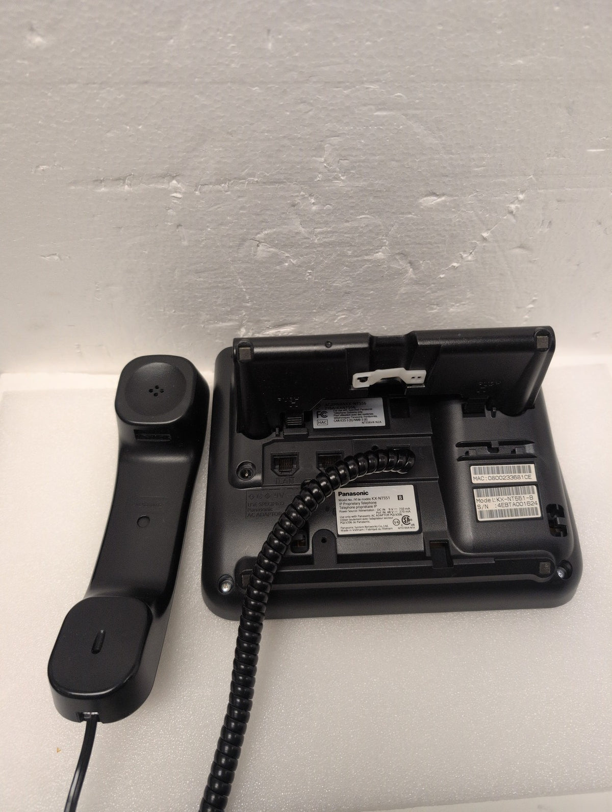 🎸 Panasonic KX-NT551 IP Proprietary Business VoIP Phone Black LCD PoE Office