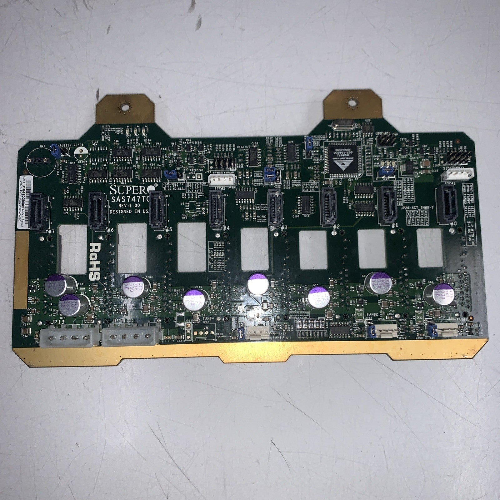 Supermicro SAS747TQ 8-Port SAS/SATA 4U Backplane Board