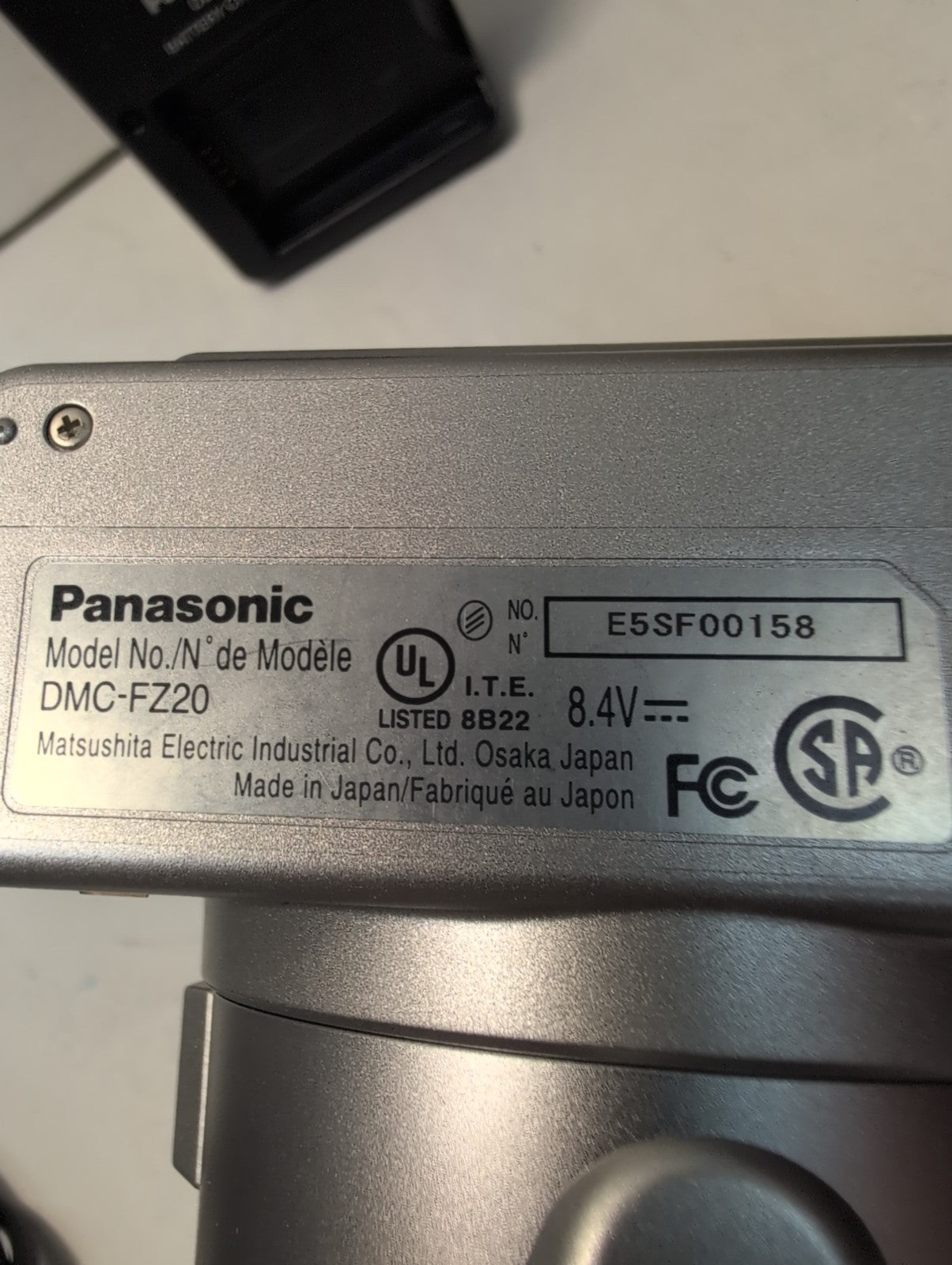 🔥 NICE Panasonic LUMIX DMC-FZ20 Digital Camera w/ Charger/2x Battery/SD Card -