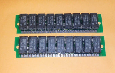 Lot of 2 Vintage memory 4MX9-80 80ns Ram