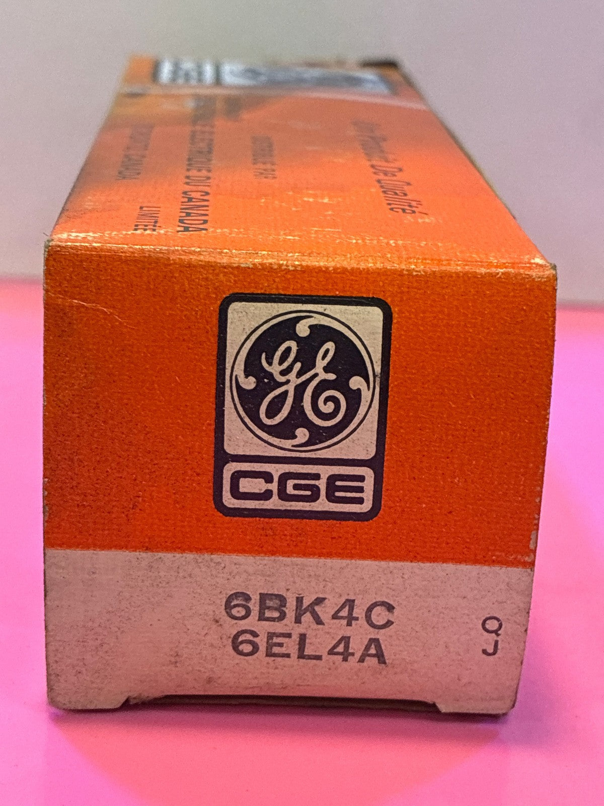 🔥 CGE / GE 6BK4C 6EL4A Vacuum Tube NOS Canadian General Electric Vintage