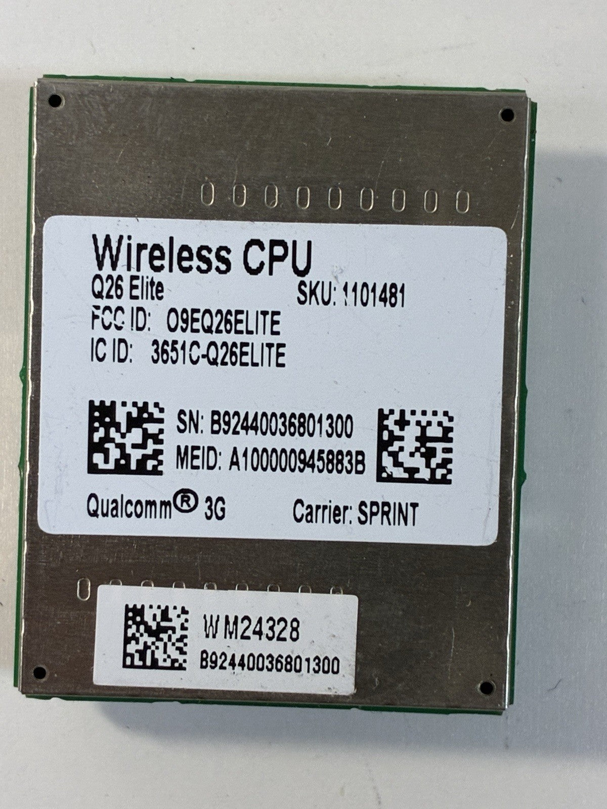 12.2 LBS 🔥 Quantum 3G Wireless CPU for gold recovery scrap (less than Ram)