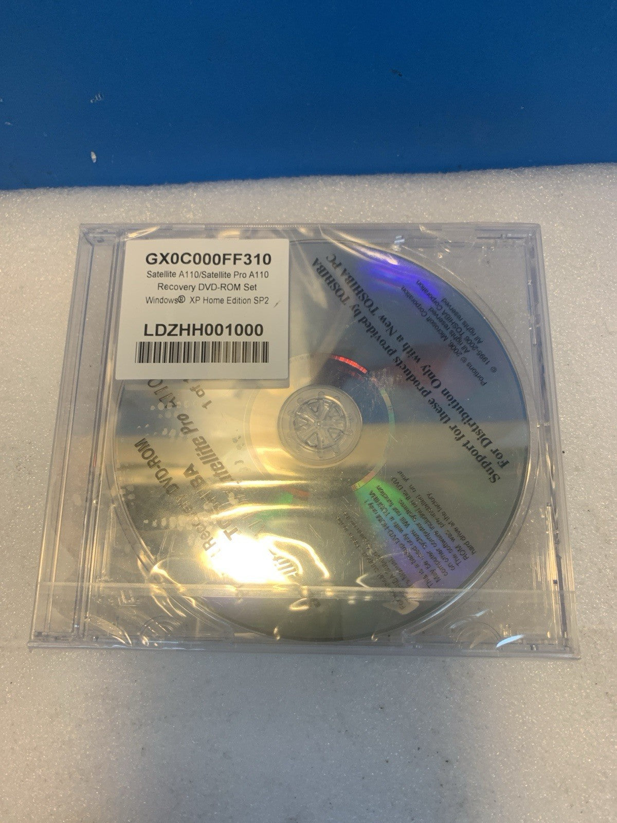 🔥 Toshiba Satellite A110 / Pro A110 Recovery DVD Set Windows XP Home SP2