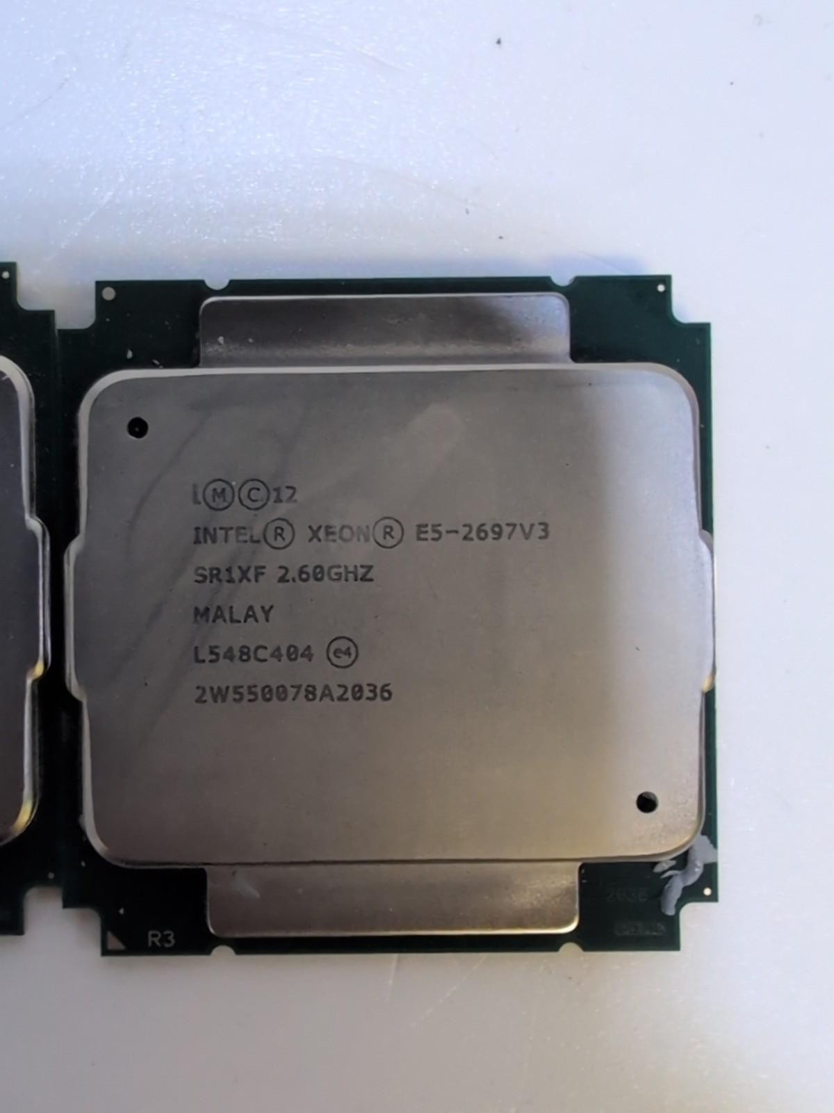 2x Intel Xeon SR1XF E5-2697 V3 2.60GHz 14C LGA2011-3 145w SERVER CPU -