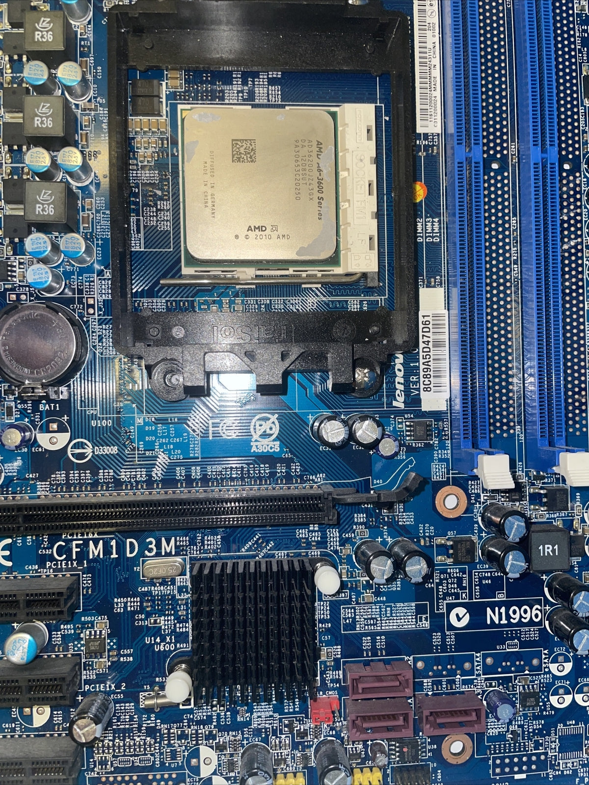 Lenovo CFM1D3M AMD Motherboard + A6-3600 CPU