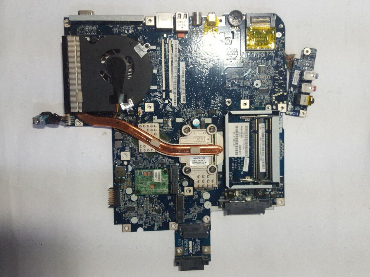 ~Untested Motherboard For Acer Aspire  7520 Series Model No: ICY70 With Processo