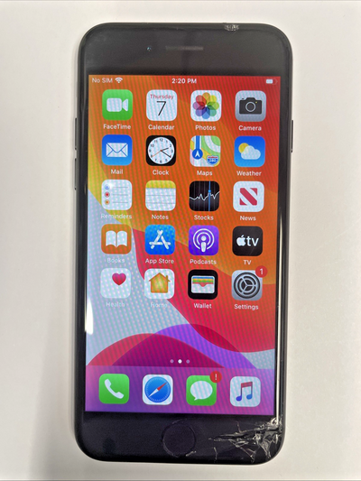 Apple iPhone 7 A1778 Smartphone  32G Cracked Screen UNLOCKED   +