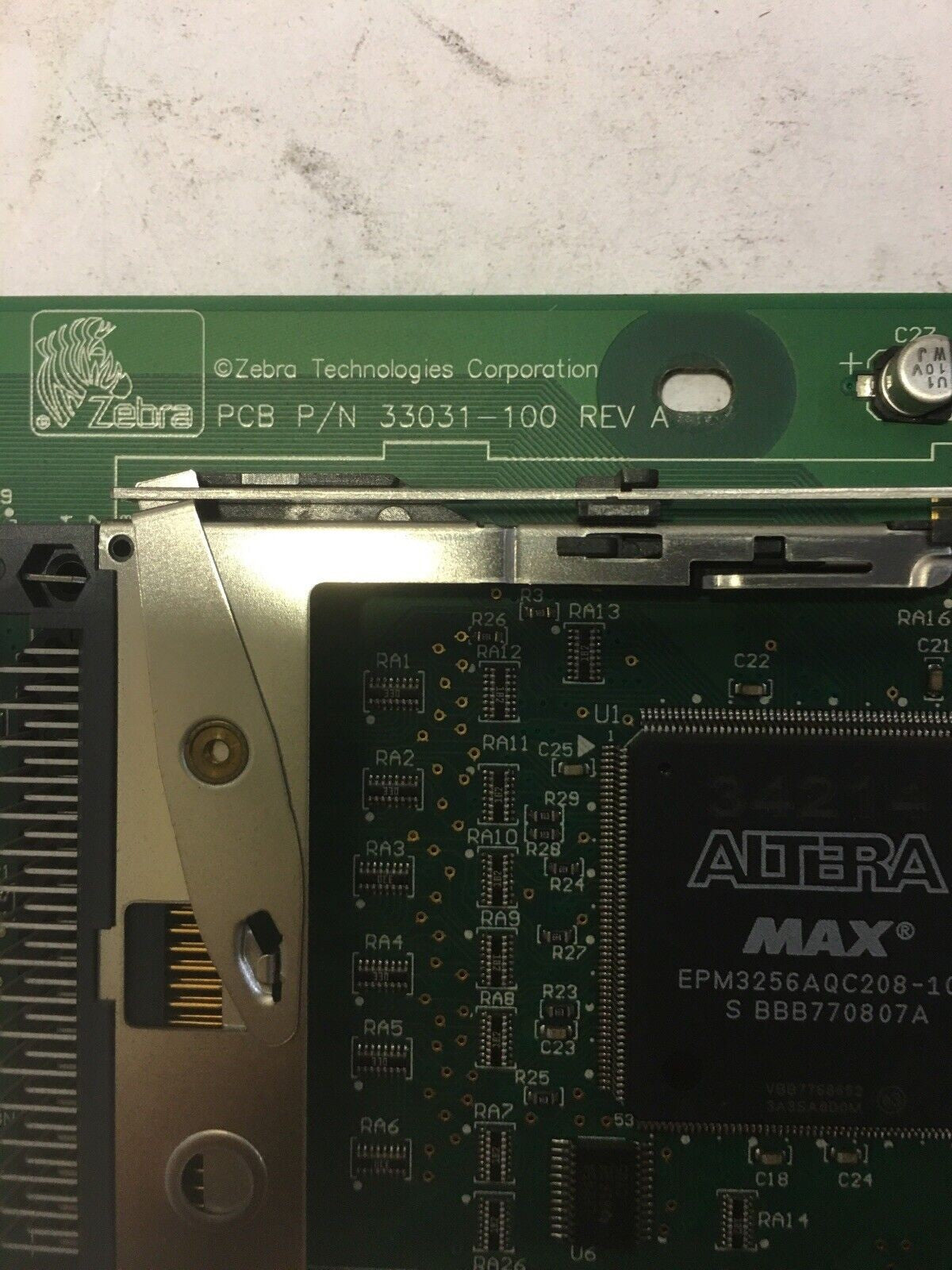 ~Zebra 140xi III Plus Main Logic Board 33031-100 REV A & 34901-100 REV F