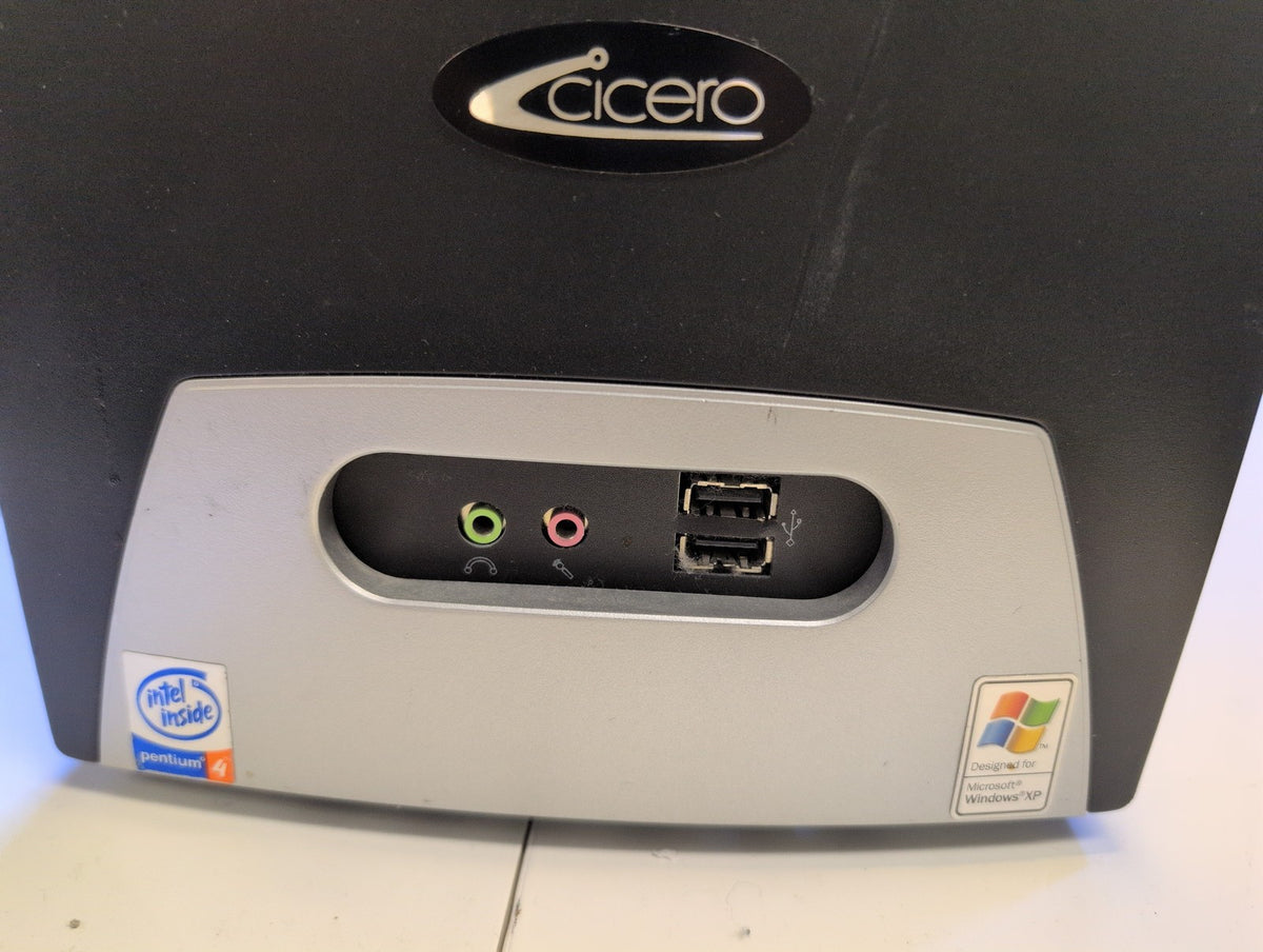 🎸 Cicero SC6150 Mid Tower ATX Computer Case with 300W PSU Vintage Pentium 4
