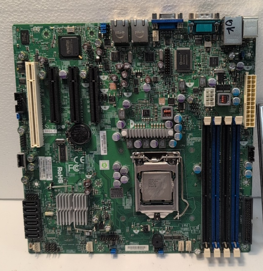 Supermicro X8SIL-F Computer Motherboard W/ X3440 CPU Tested (NO I/O Plate) -