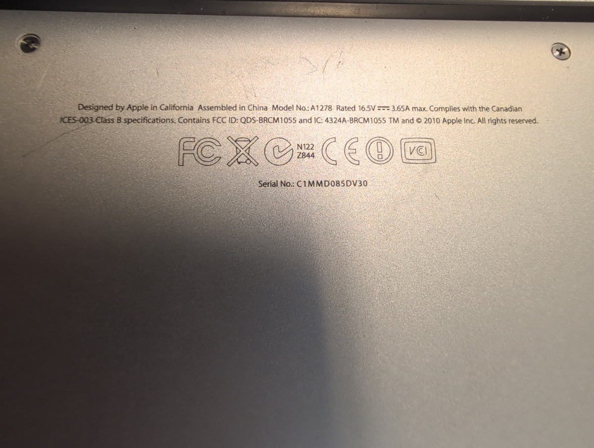 🎸 Apple MacBook Pro 13-inch A1278 2012 i7 2.9GHz 16GB 525GB SSD (NO BATTERY)