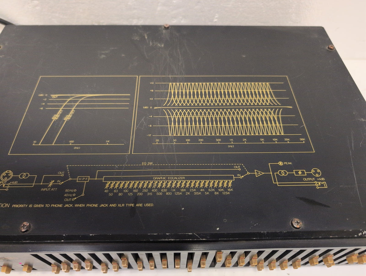 🎸 Yamaha Q1027 Professional Series  Graphic Equalizer 2U Rack