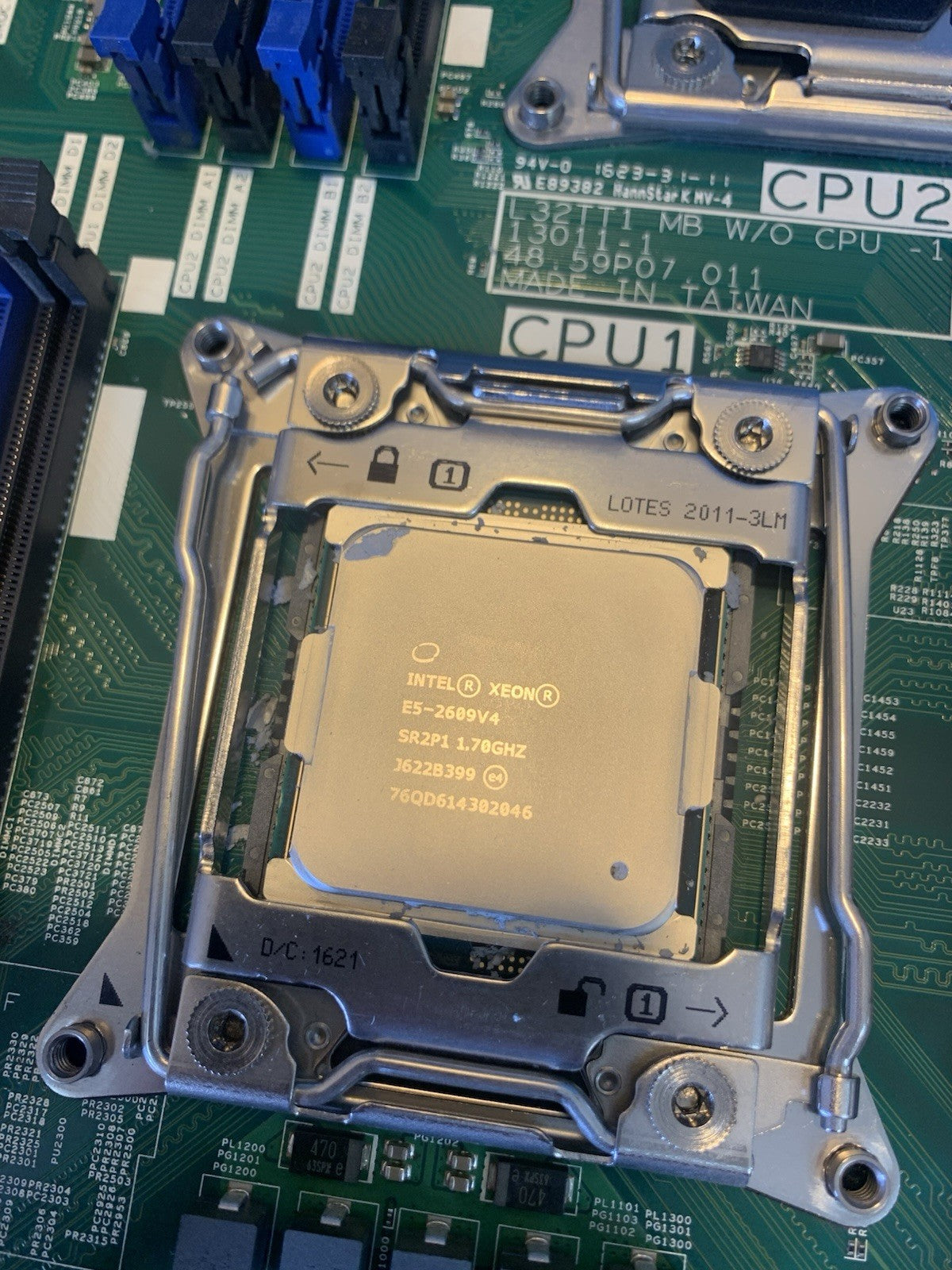 🔥 L32TT1 Motherboard for Lenovo ThinkServer TD350 w/ Xeon E5-2609V4 CPU