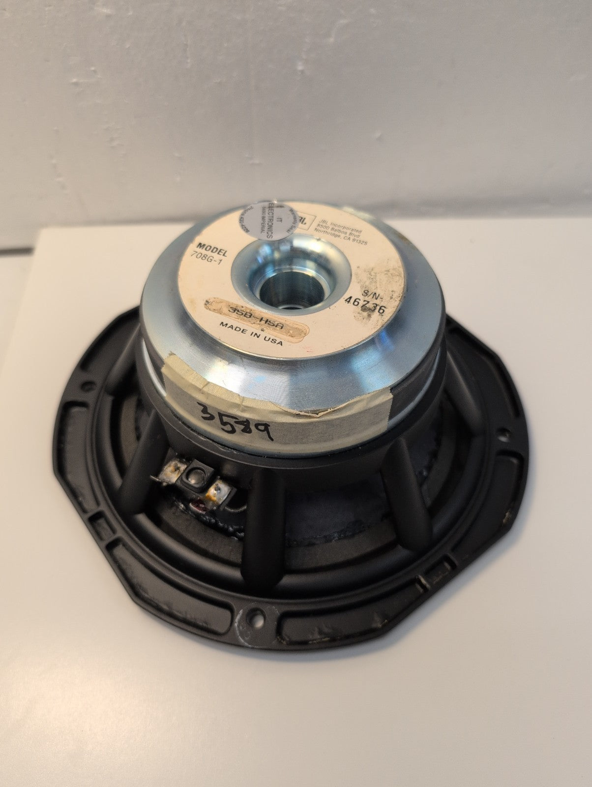 🔥 Single Vintage JBL SPEAKER 708G-1 WOOFER DRIVER  for L3 L5 L7 model -