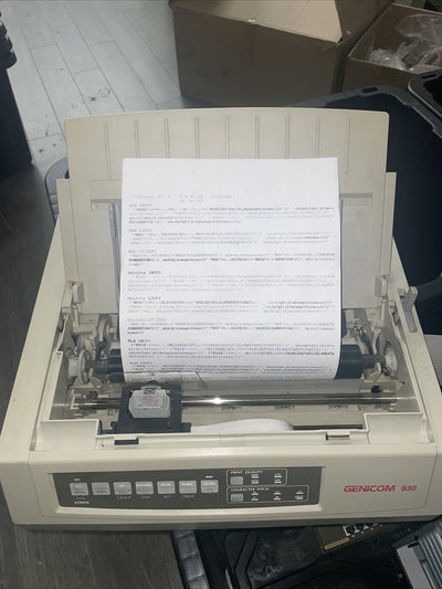 GENICOM 930 DOT MATRIX PRINTER - GE7000A