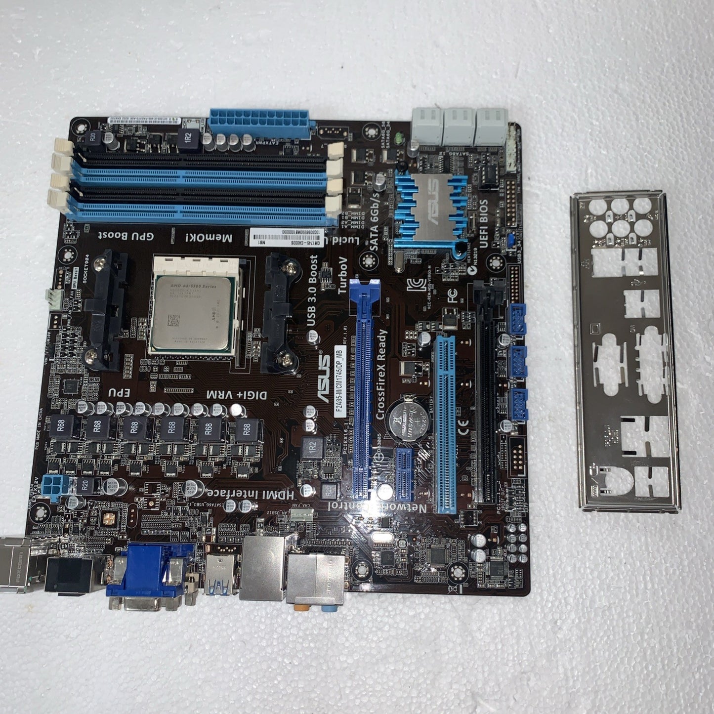 ASUS F2A85-M FM2 Motherboard + AMD A8-5500 Quad Core 3.2GHz APU Combo