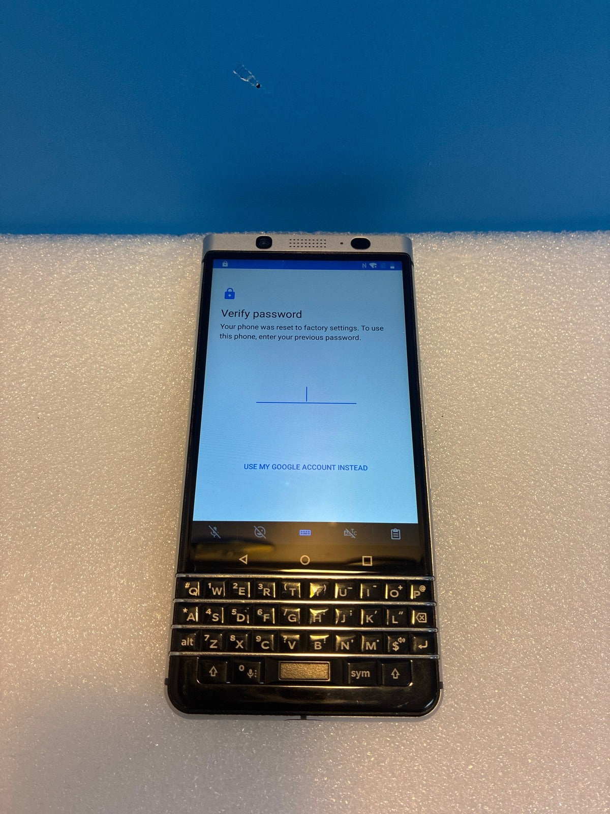🔥 BlackBerry KEYone QWERTY Smartphone - As Is - For Parts Repair