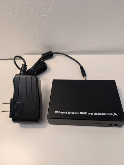HDBaseT HDMI Extender Receiver Rx over Cat5e Cat6 up to 70m Black -