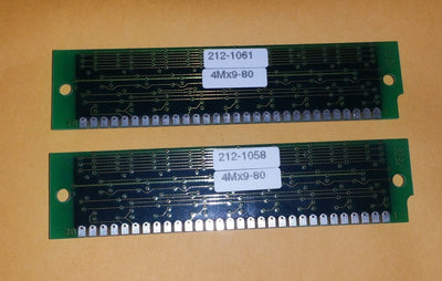 Lot of 2 Vintage memory 4MX9-80 80ns Ram
