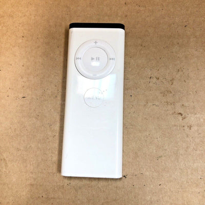 $ Genuine Apple A1156 TV Remote white for Apple TV (minor crack)