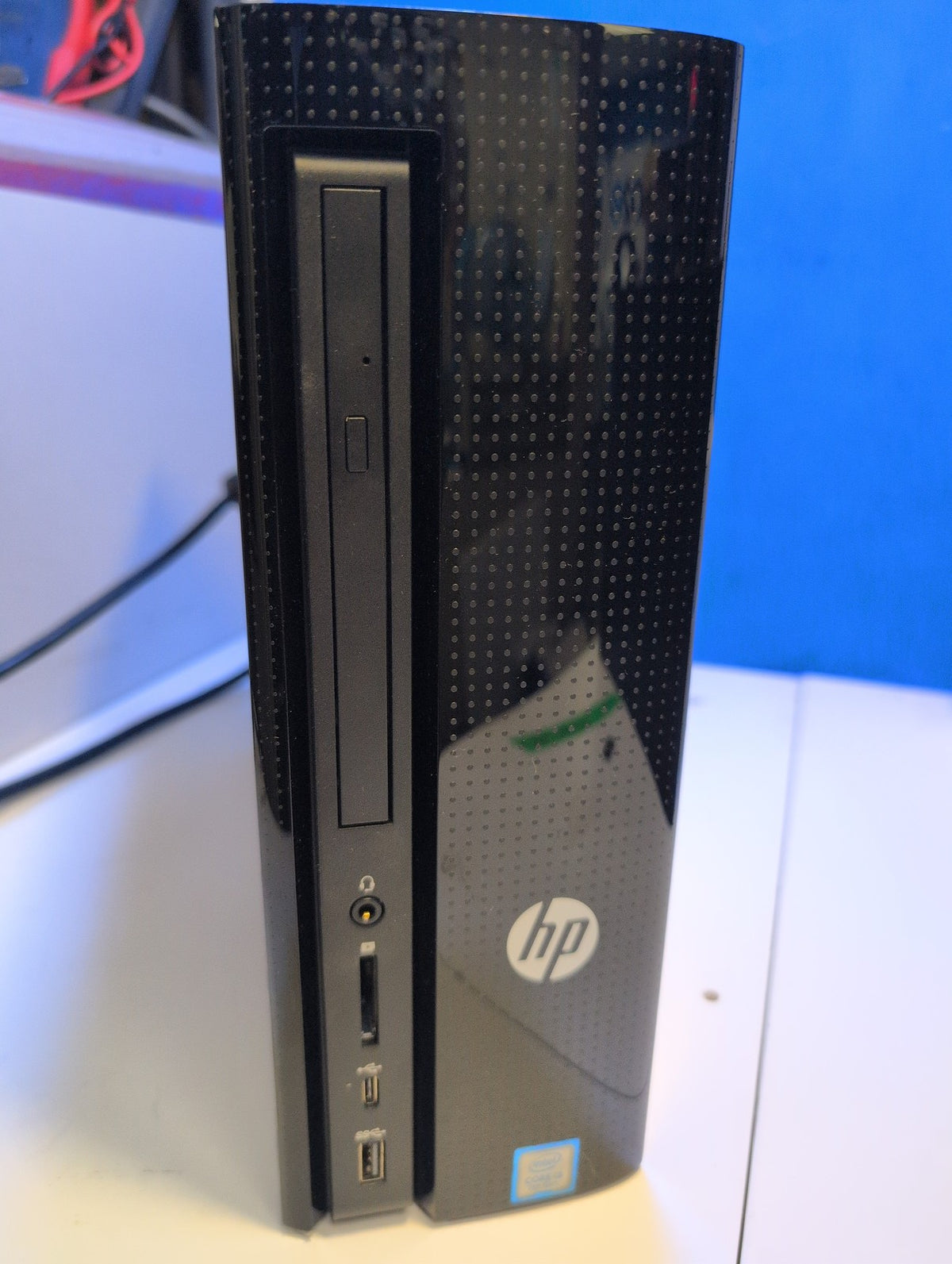 🎸 HP Slimline 270-p019 SFF Desktop PC Intel i3-7100T 8GB RAM 1TB HDD WiFi Win10