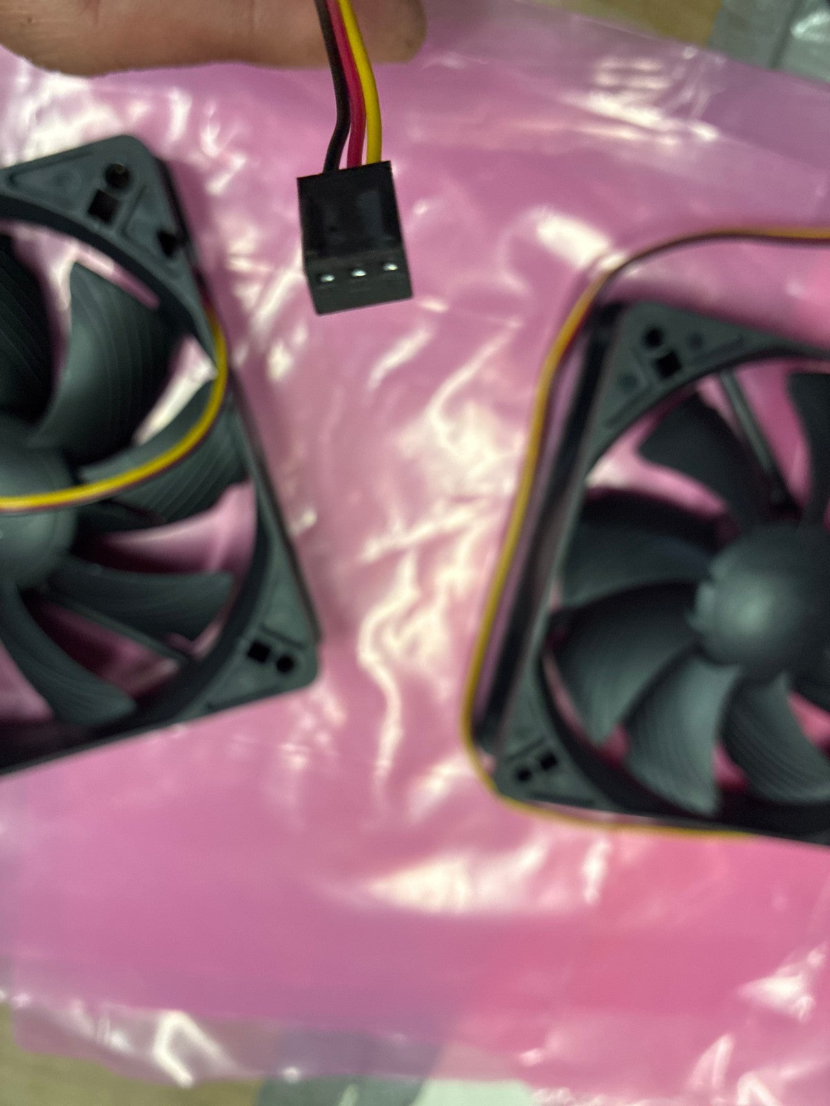 🔥 Cougar CF-D14HB 140mm Case Fan Black 3-Pin Pair of 2 PLA12025S12L-4