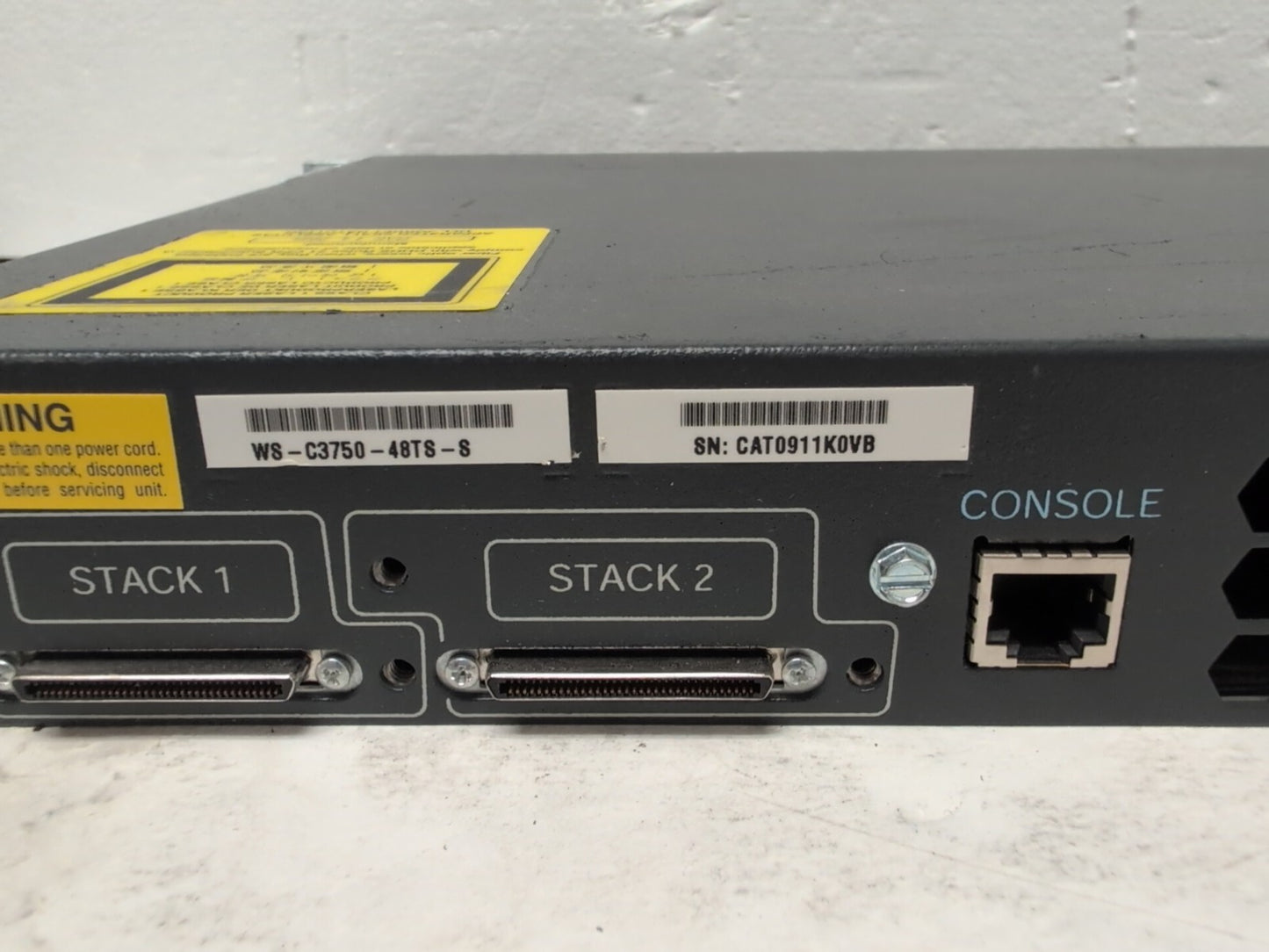 🔥 Cisco WS-C3750-48TS-S Catalyst 48-Port Gigabit Managed Switch -