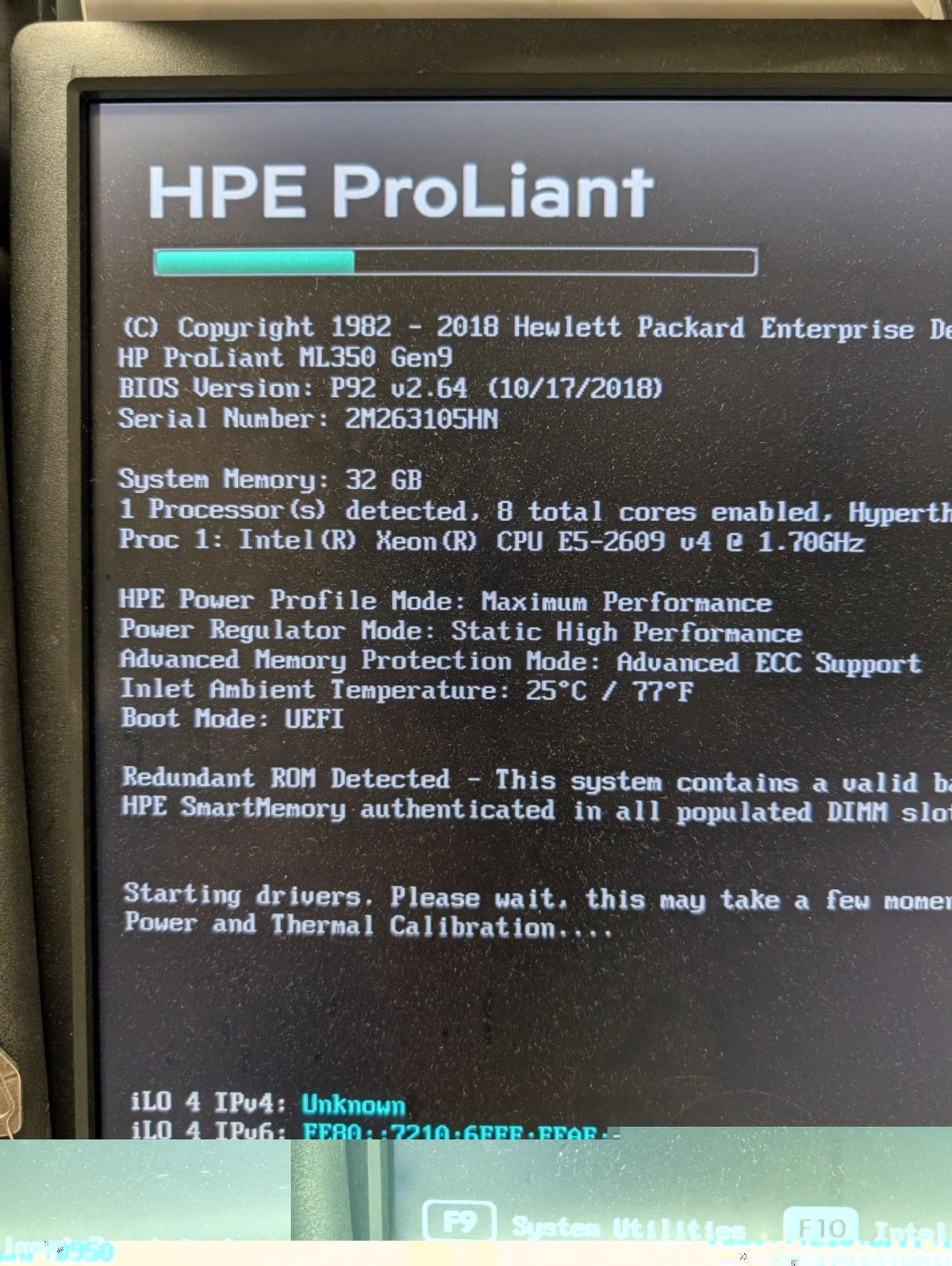 🎸HP ProLiant ML350 Gen9 Server 1x E5-2609 v4/ 32GB RAM/1x PSU (NO HDD/CADDY)