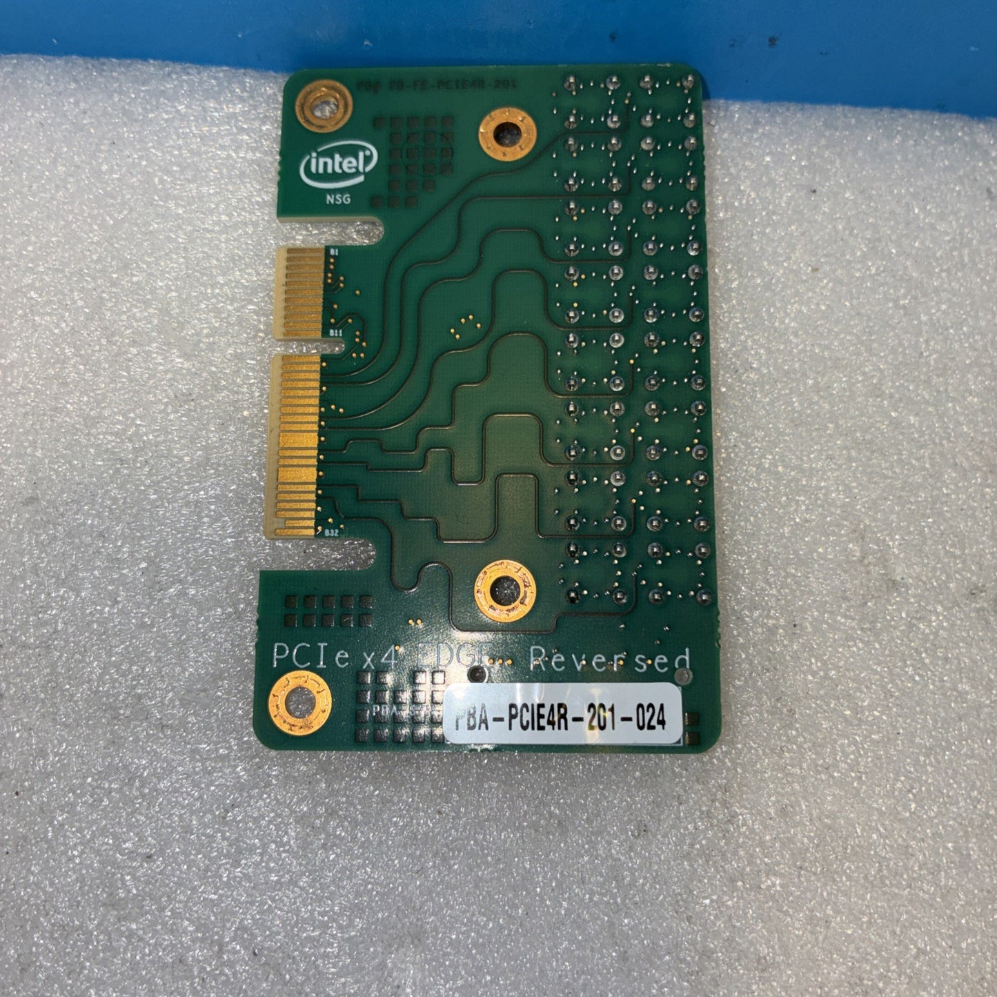 🔥 Intel NSG PBA-PCIE4R-201-024 PCIe x4 Edge Reversed Test Breakout Debug Board