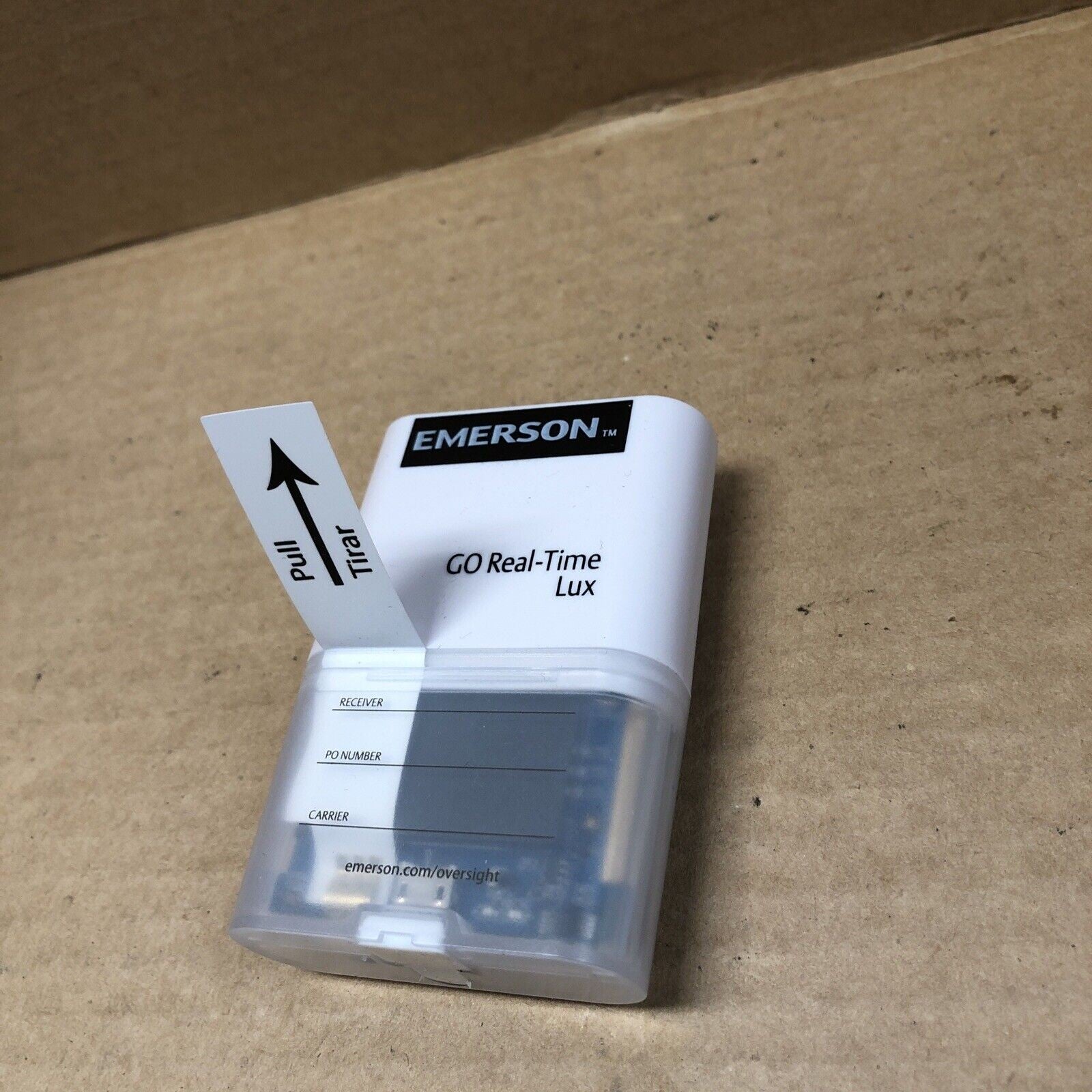 $ box of 20 Emerson Real-Time Lux Tracker Monitor Temperature TS2-TL00