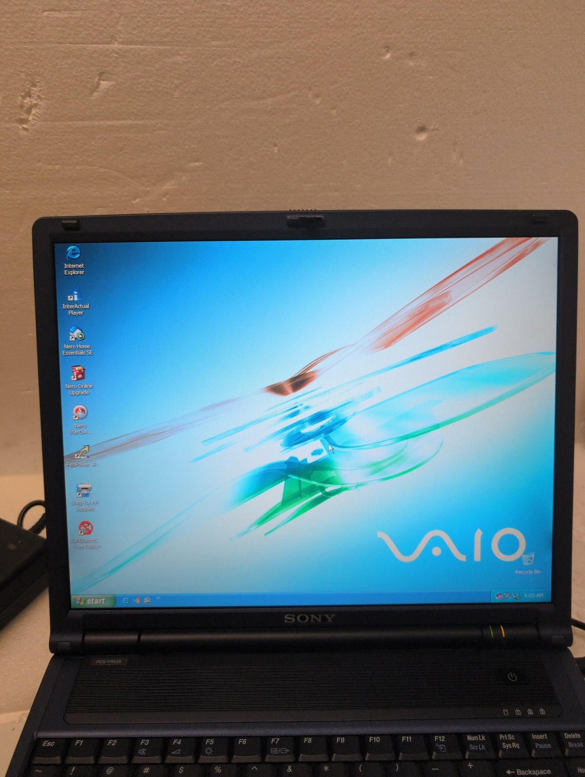 🎸 Sony VAIO PCG-9L1L PCG-FRV35 Notebook Pentium 4 2.66GHz 15" 40GB HDD WinXP