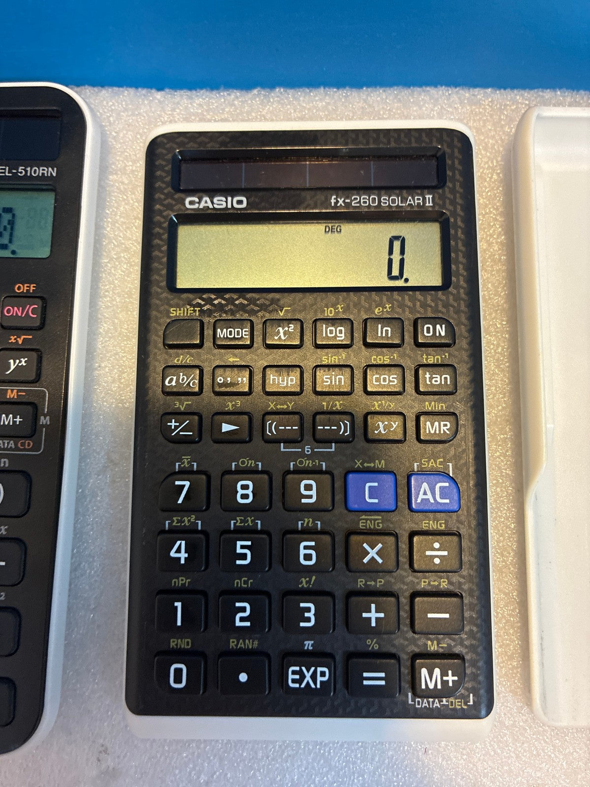 🔥 Sharp EL-510RN & Casio fx-260 Solar II Scientific Calculators Lot of 2