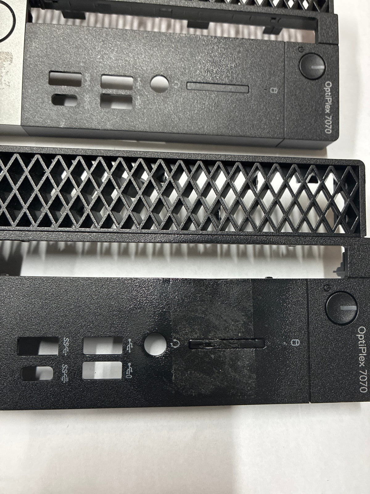 🔥 Dell OptiPlex 7070 SFF Front Bezel Panel Cover Black Lot of 2