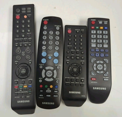 4x  Samsung TV remote control