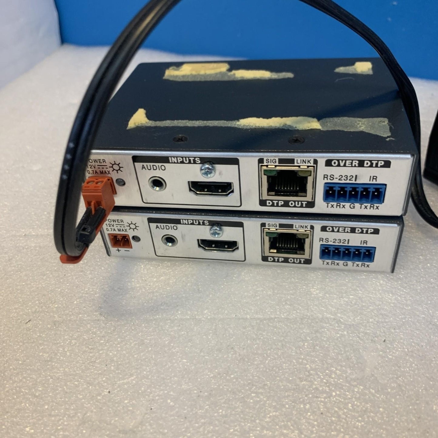 2x Extron DTP Transmitter DTP HDMI 330 Tx W/ one EXTRON POWER SUPPLY