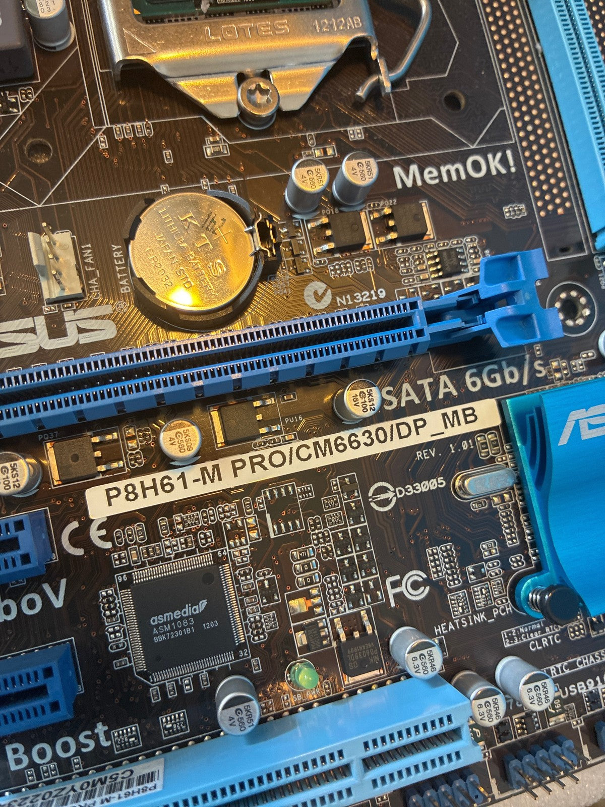 🔥 ASUS P8H61-M Pro LGA1155 Micro-ATX Motherboard with Intel Core i5-3450 CPU