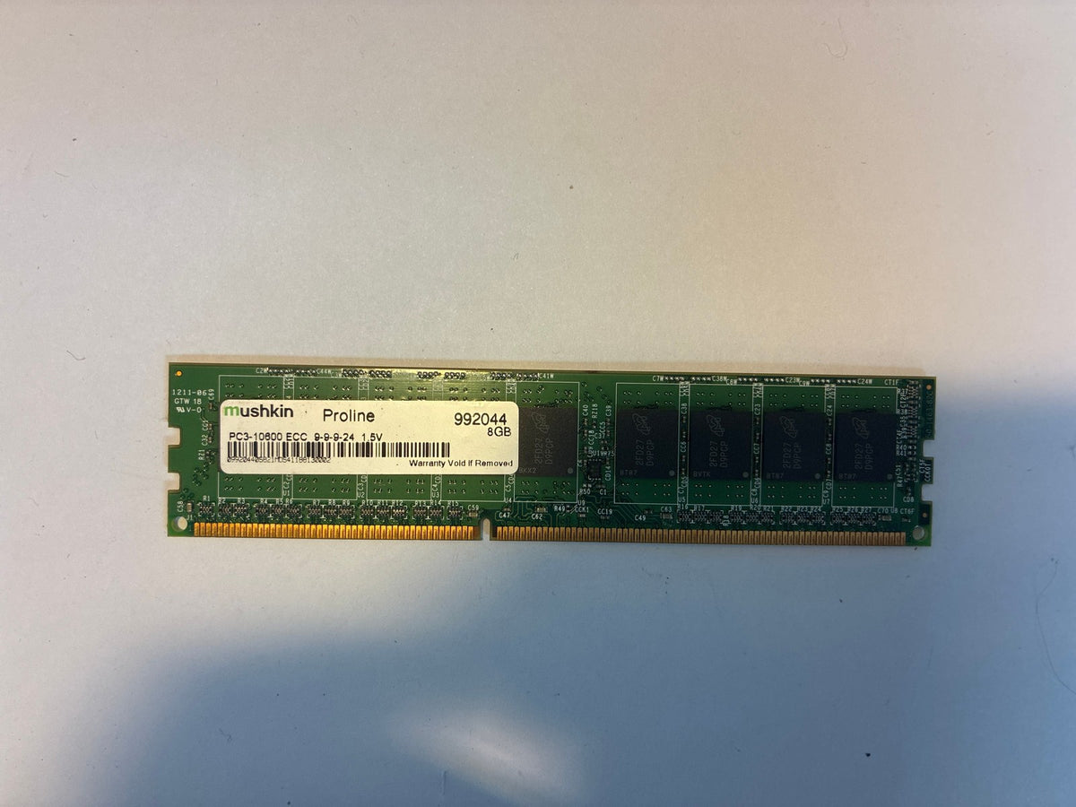 🔥 Mushkin Proline 992044 8GB DDR3 ECC UDIMM PC3-10600 1333MHz Server RAM