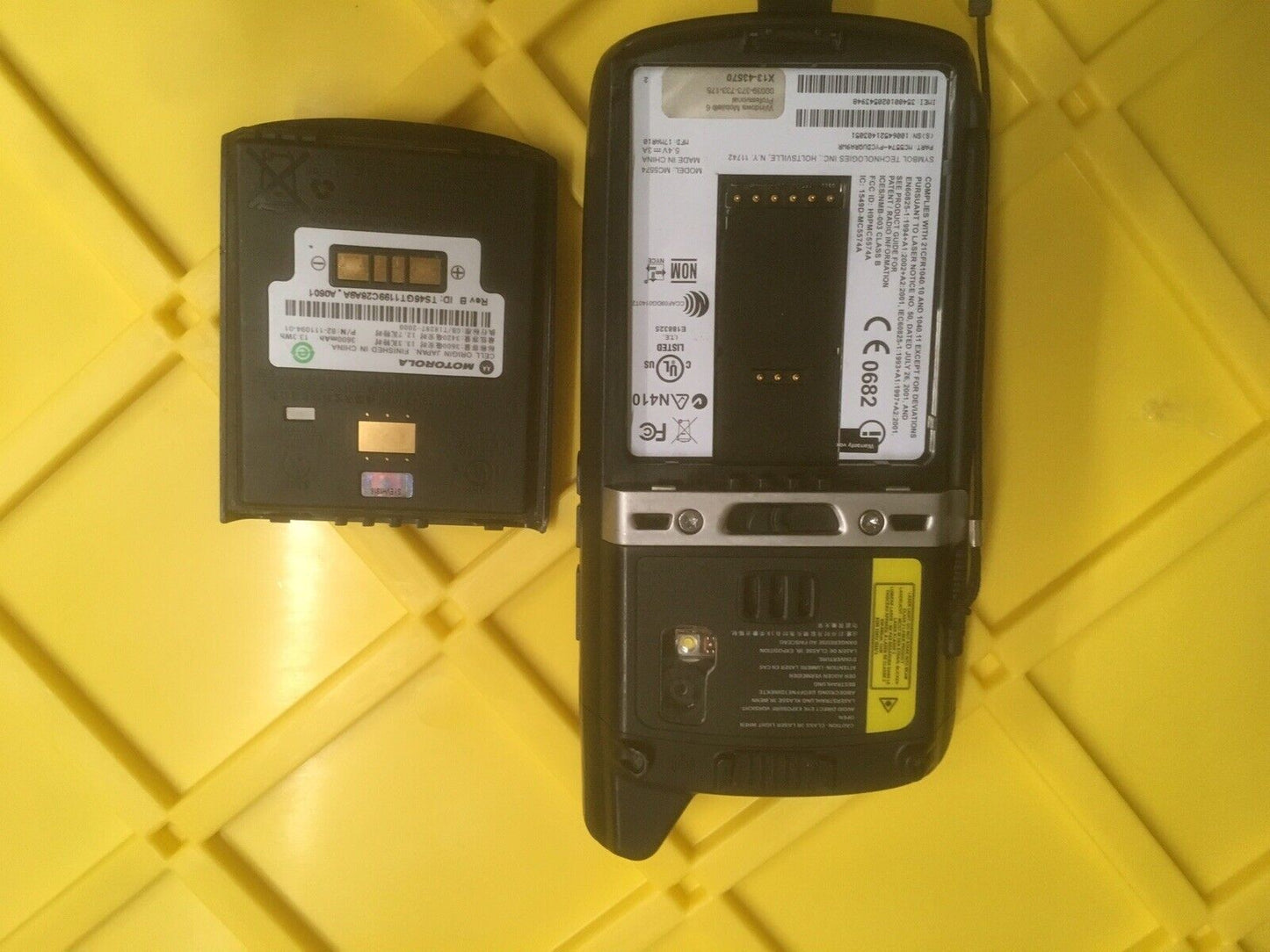 - Symbol Motorola MC5574-PYCDUQRA9WR MC55 Wireless Barcode Scanner w/Cradle&AC