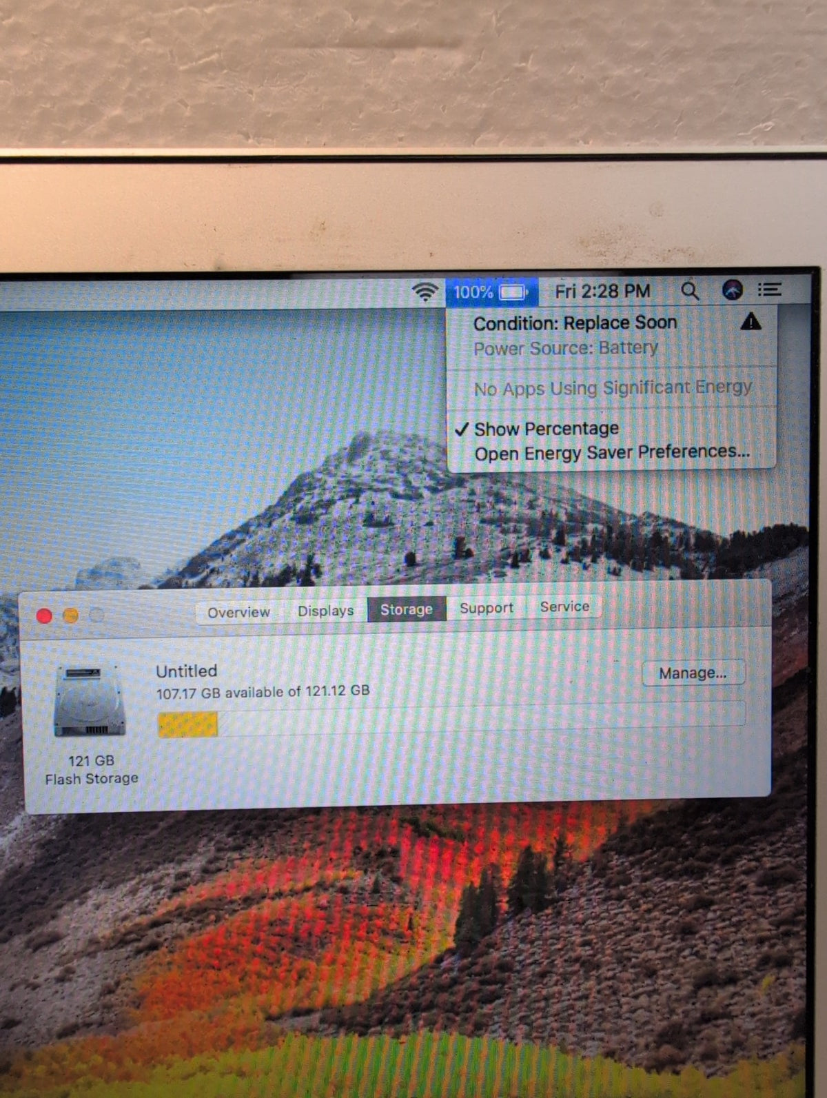 🎸 Apple MacBook Air 13-inch Early 2014 A1466 i5 1.4GHz 128GB SSD 4GB RAM 10.13