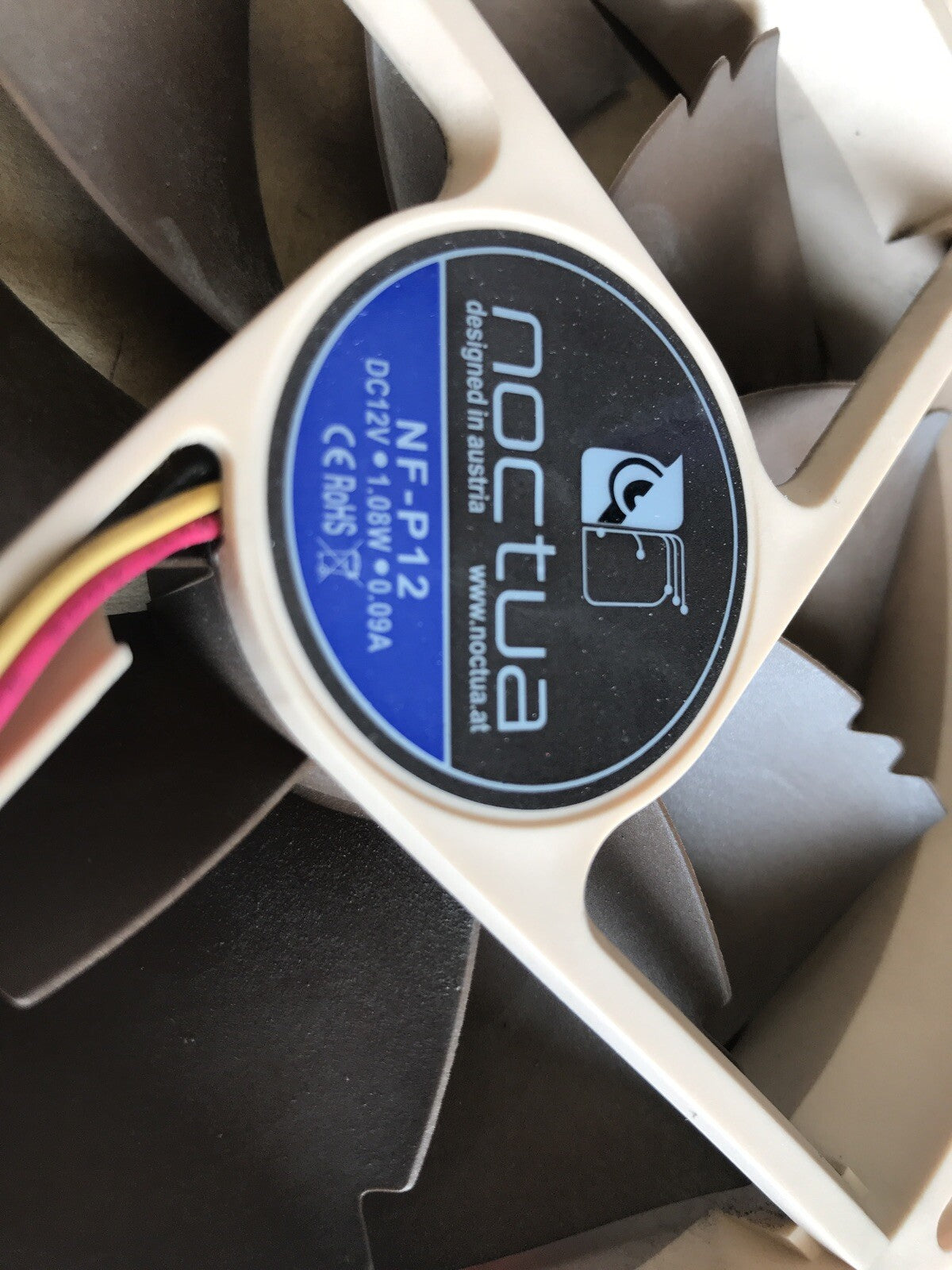 Noctua NF-P12 Processor Heatsink Cooling Fan DC12V 120mm x 120mm x 25mm 3-Pin