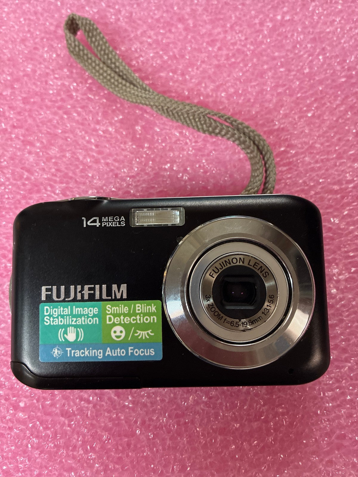 🔥 Fujifilm FinePix JV200 14MP Digital Camera - For Parts/Repair Lens Damage