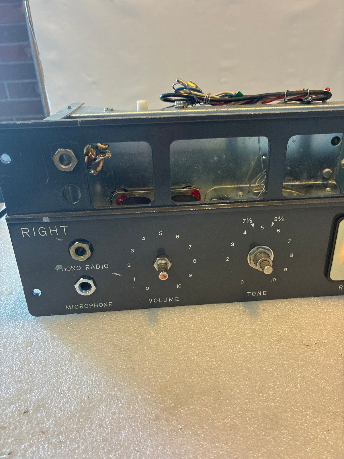 🔥 Roberts Electronics Right Channel Amplifier Chassis VU Meter Tube For Parts