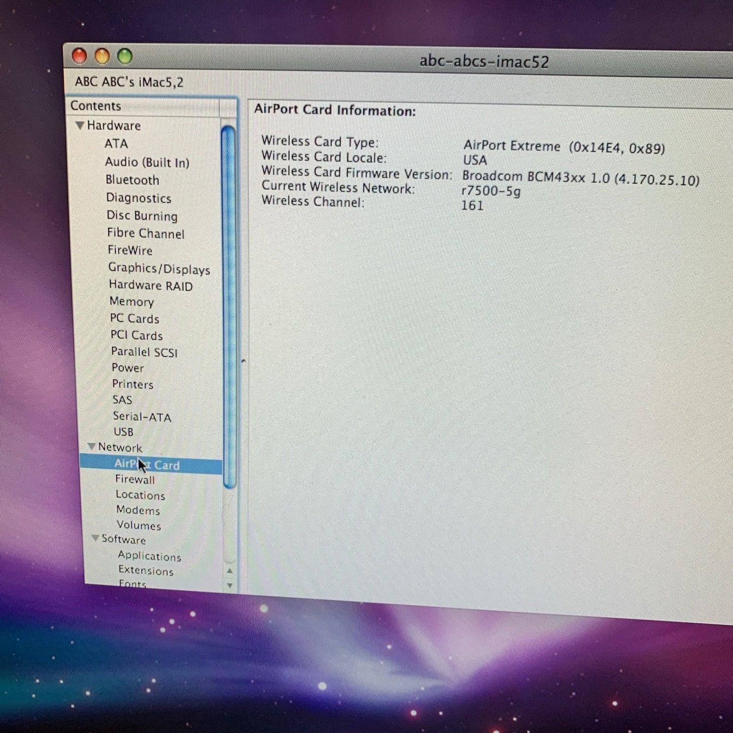 Nice ~ Apple iMac 17" Intel Core Duo 1.83Ghz 2GB RAM 160GB OS X 10.5
