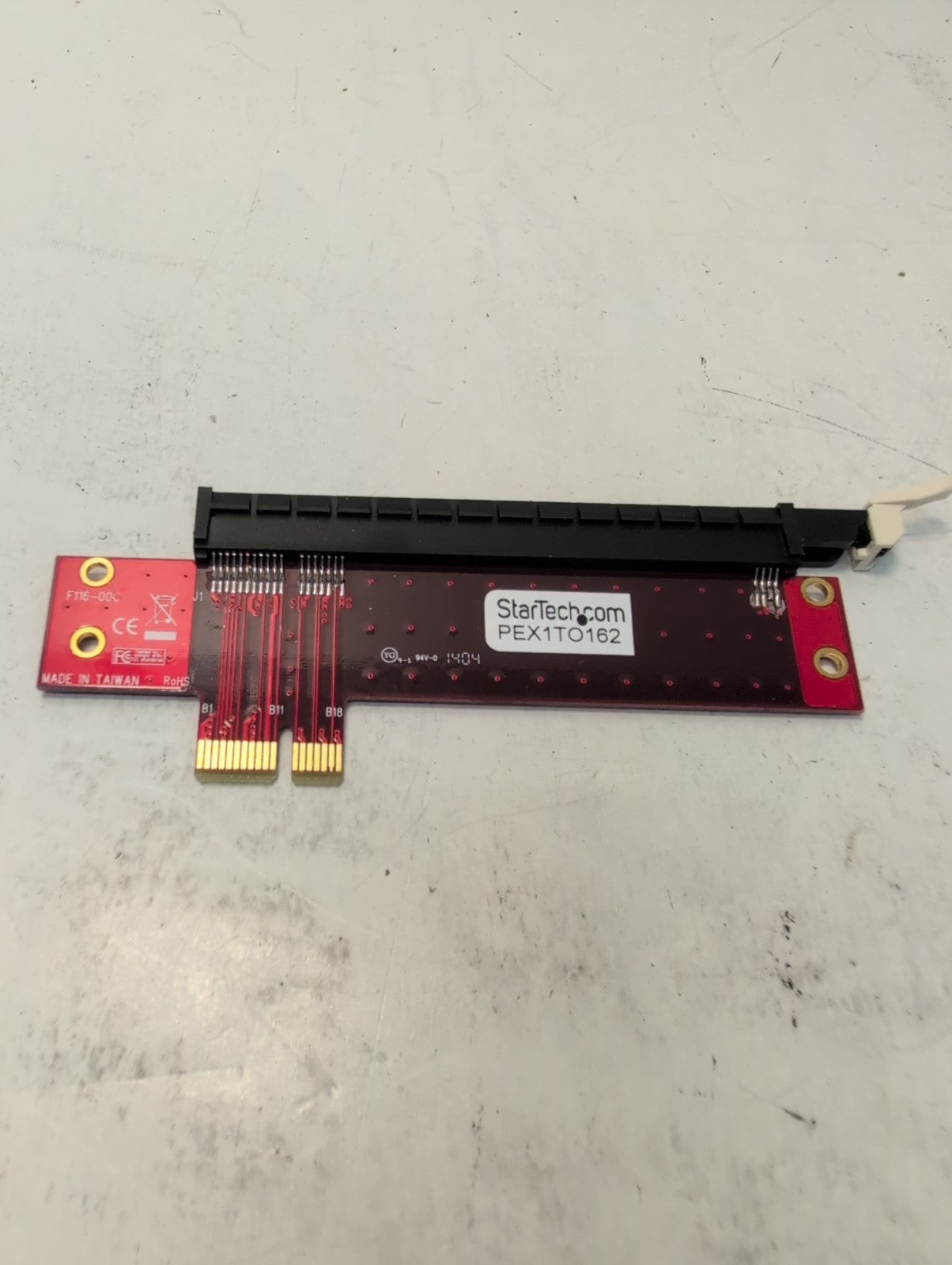 🔥 StarTech PEX1TO162 PCIe x1 to PCIe x16 Low Profile Slot Extension Adapter -